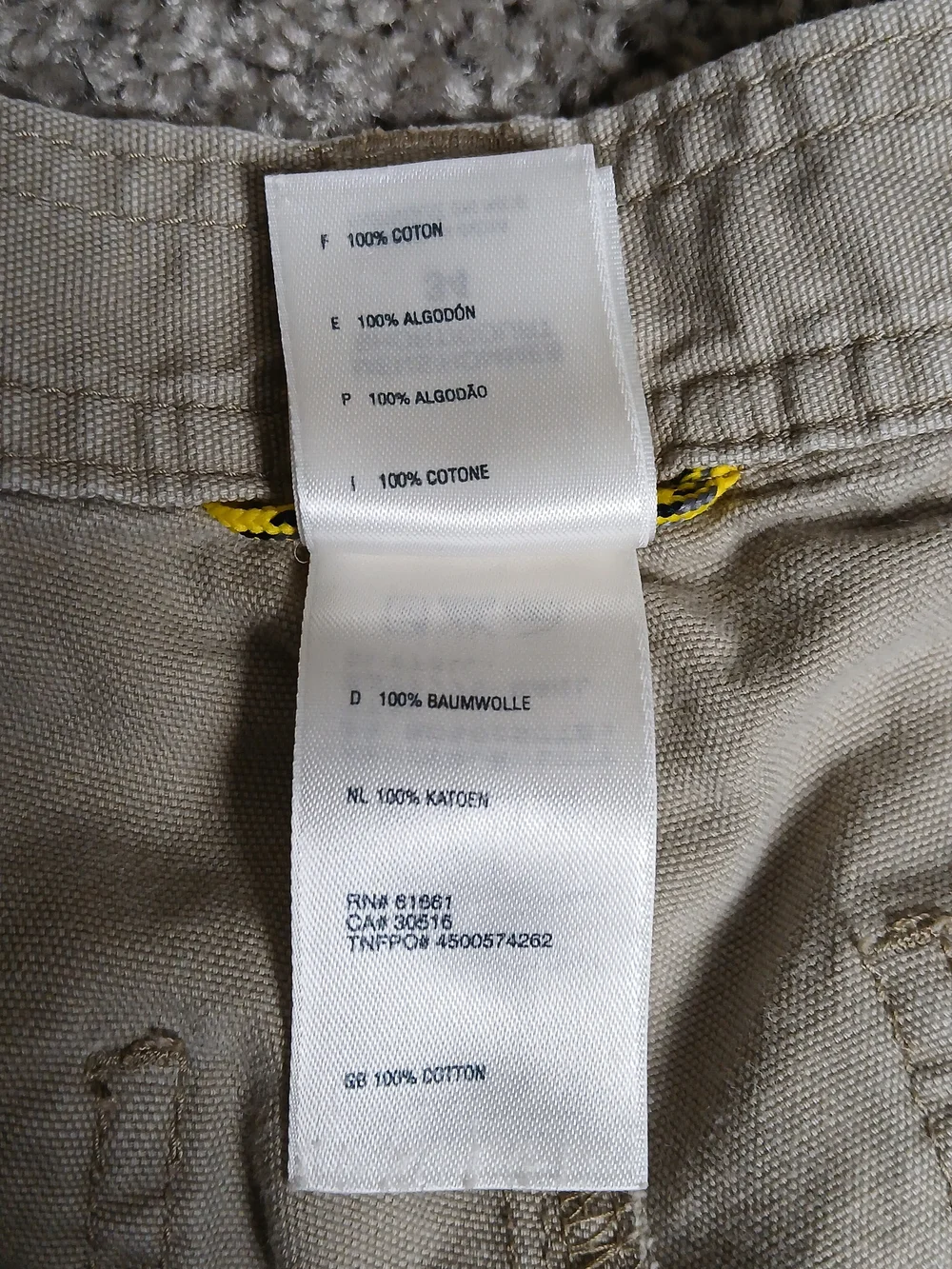 The North Face‎ Pants - Beige Cargo Pants for Men - Size 34 Short